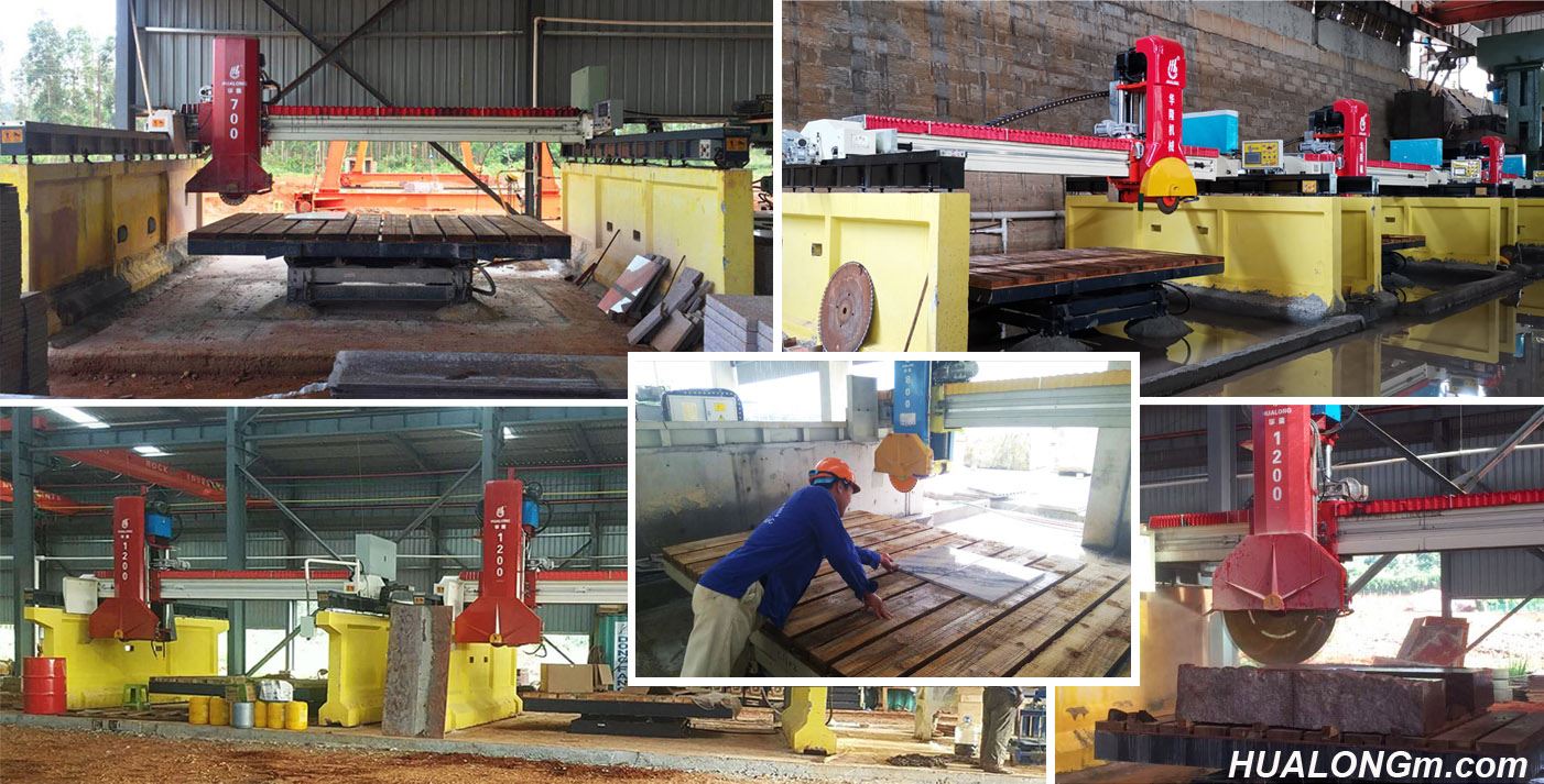 Customers of bridge saw machine granite