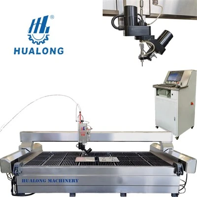5 AXIS CNC آلة القطع بالماء النفاث