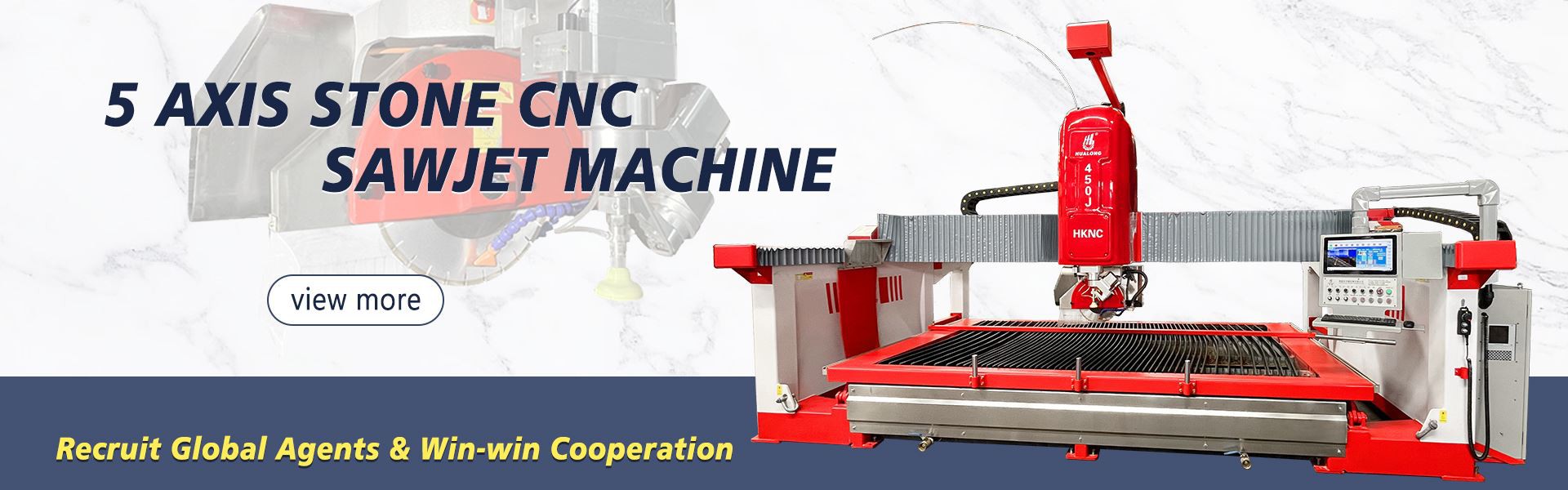 5 axis stone cnc sawjet machine